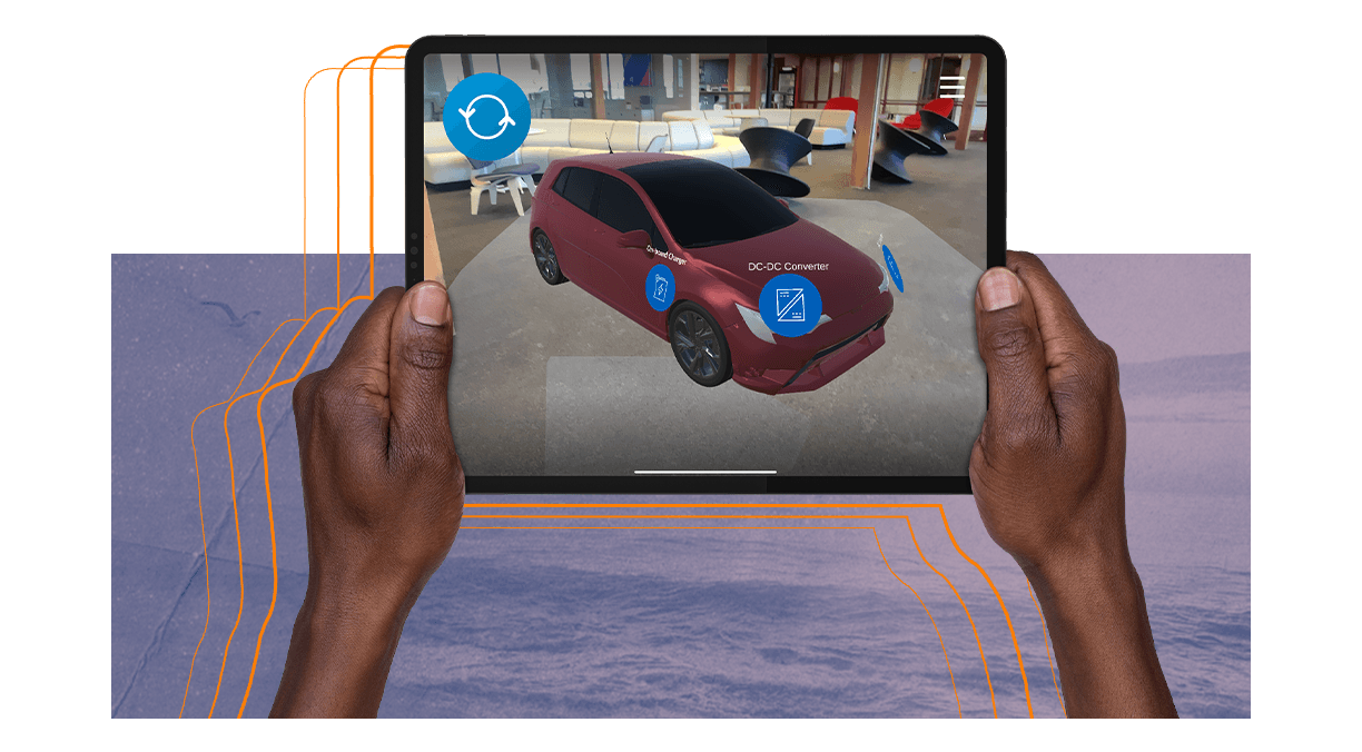 eaton car augmented reality experience on ipad