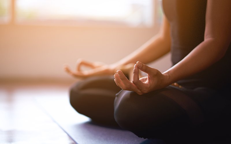 yoga meditation pose