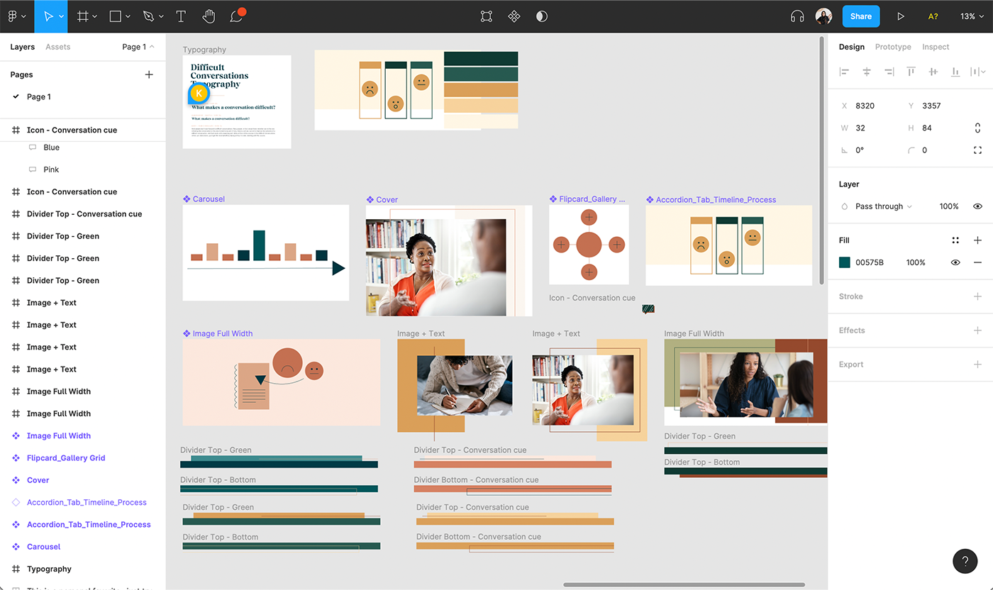 Our eLearning process uses Figma as a key design tool.